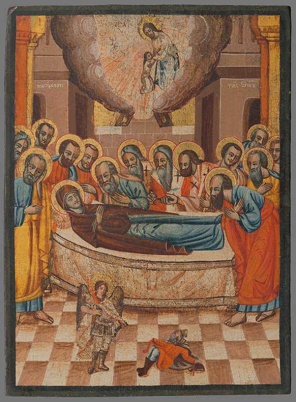 Neznámy autor – Zosnutie bohorodičky 