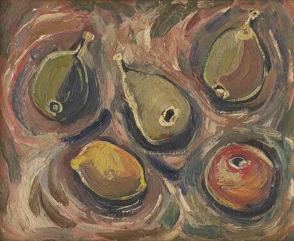 František Studený – Zátišie s ovocím 