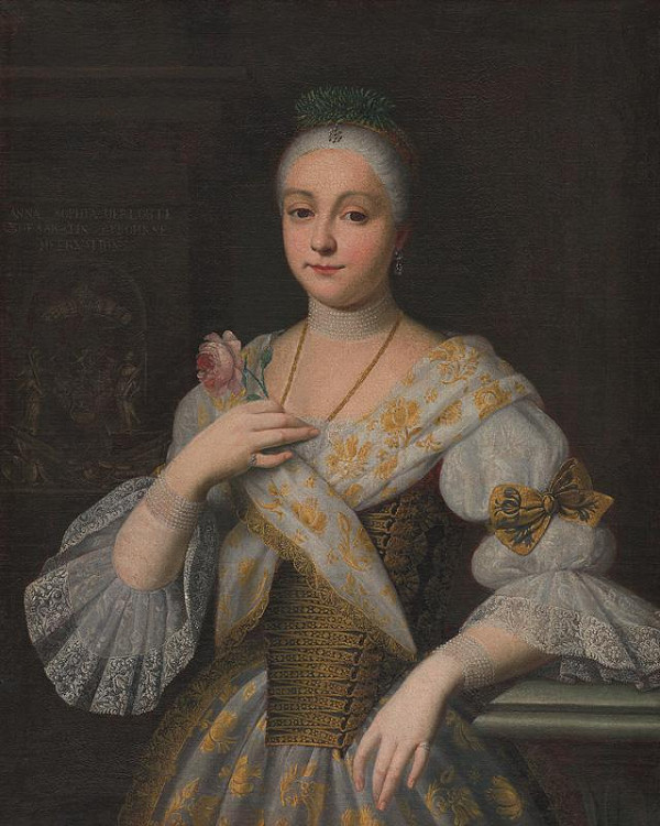 Ephraim Hochhauser – Portrét Anny Zmeškalovej-Meerwaldtovej