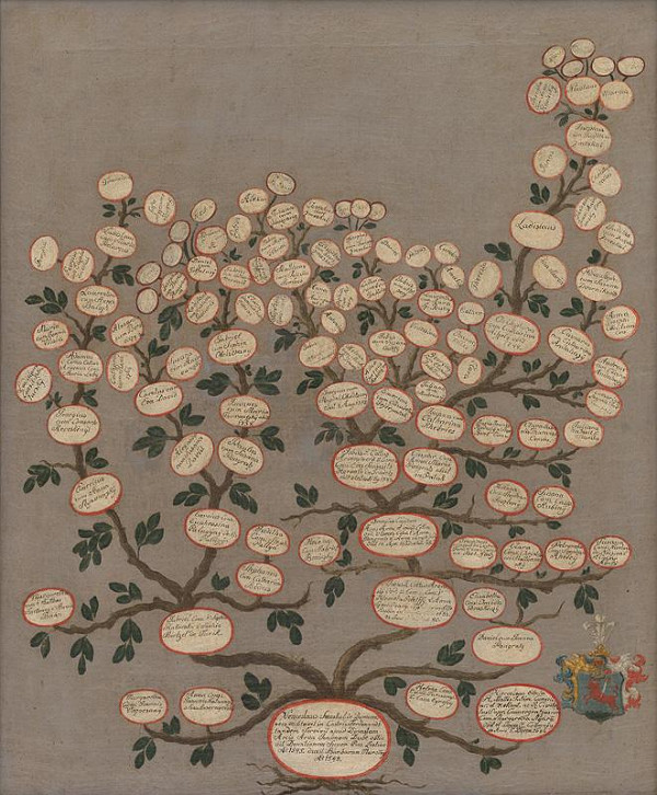 Neznámy autor – Rodokmeň rodiny Zmeškalovej 