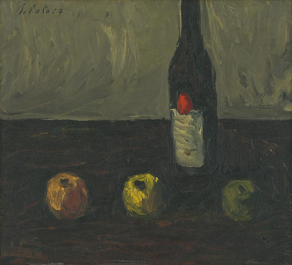 Ján Paľo – Zátišie s jablkami 