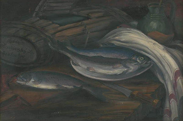 Ondrej Ivan – Zátišie s rybami 
