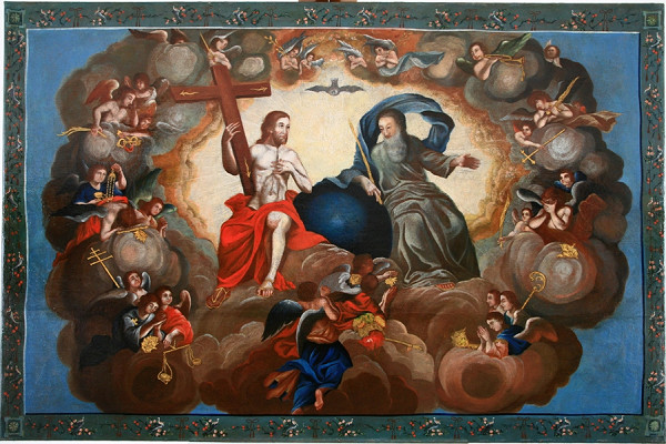 Nemecký maliar z 18. storočia – Svätá Trojica 