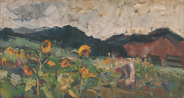 Mária Medvecká – Slnečnice v poli 