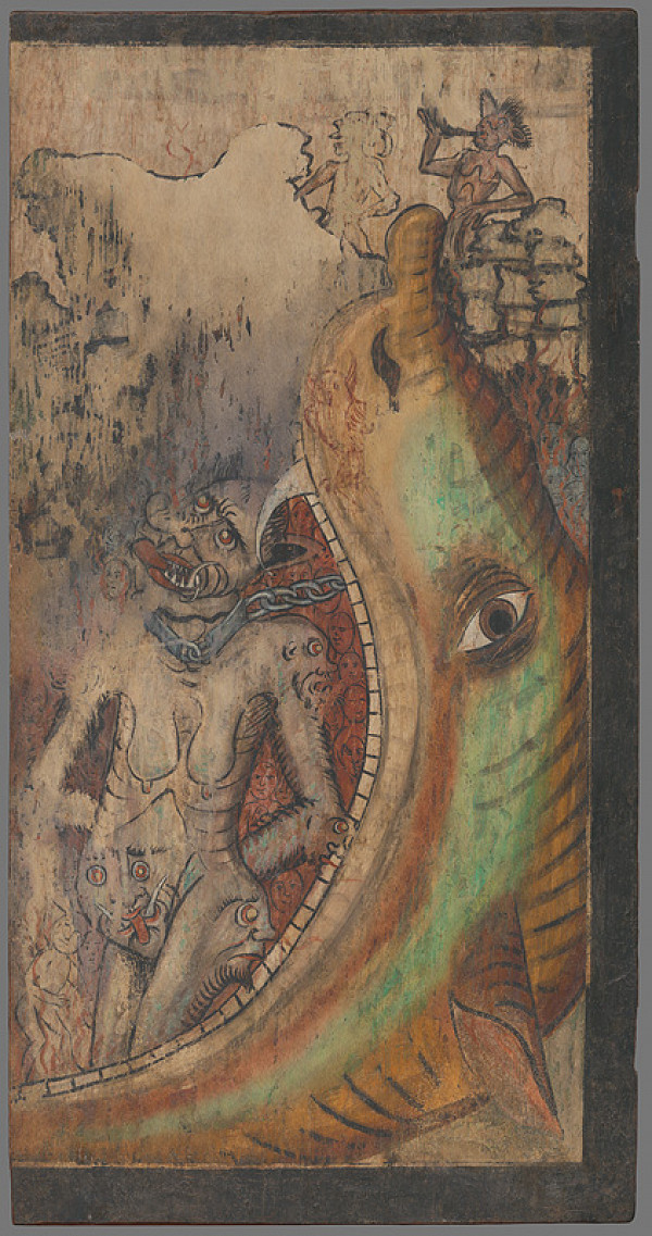 Neznámy autor – Posledný súd / Narodenie, Klaňanie troch kráľov, Navštívenie a Sv. Krištof s Ježiškom 