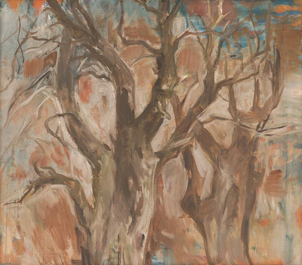 Mária Medvecká – Stromy - štúdia 