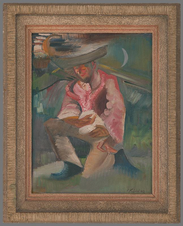 Arnold Peter Weisz-Kubínčan – Otec s dievčatkom 