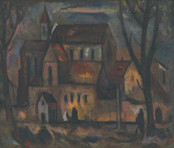 Janko Alexy – Čierny kláštor v Malackách (Chrám) 