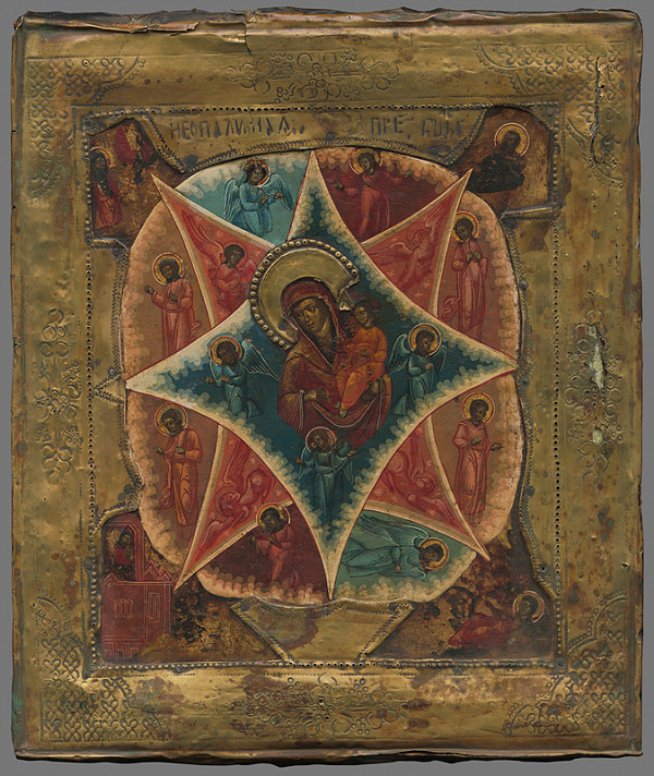 Neznámy autor – BOHORODIČKA V TROJITEJ MANDORLE 