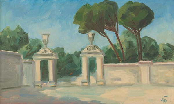 Matilda Čechová – Vstup do parku - Rím 