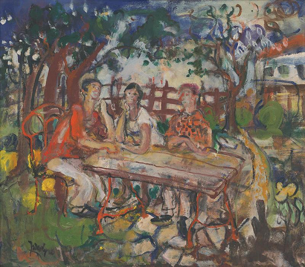 Július Jakoby – V záhrade 