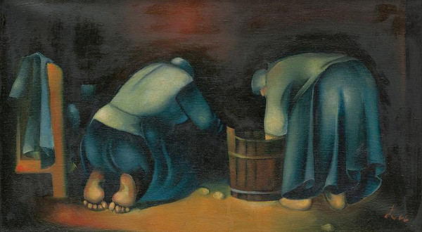 Ľudovít Lukáč – Škrabanie zemiakov 