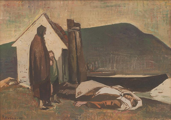 Ferdinand Hložník – Nad mŕtvym partizánom 