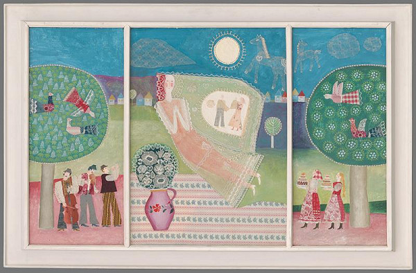 Běla Kolčáková – Nevesta - triptych 