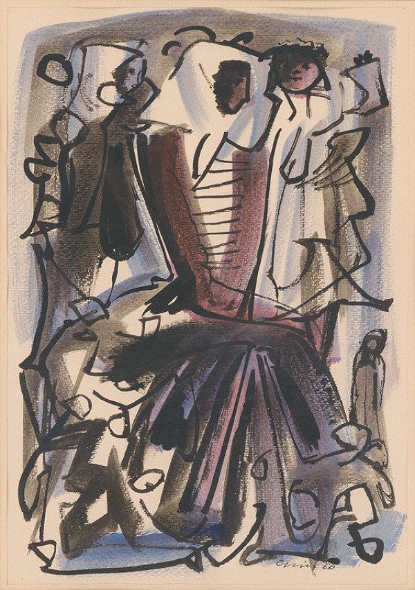 Štefan Cpin – Žena s deťmi 