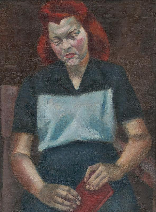 Ernest Zmeták – Červenovlasé dievča 