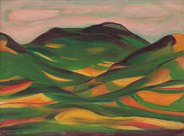 Dezider Milly – Kyjovská krajina v zelenom 