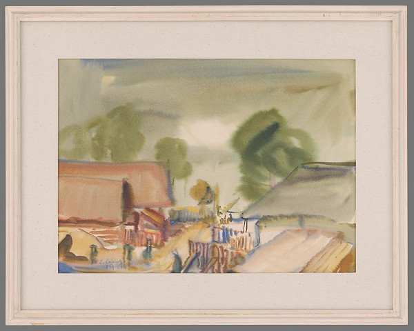 Ladislav Čemický – Motív z dediny 