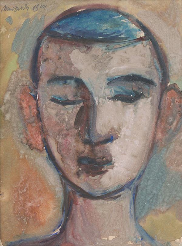 Ján Mudroch – Štúdia hlavy chlapca 