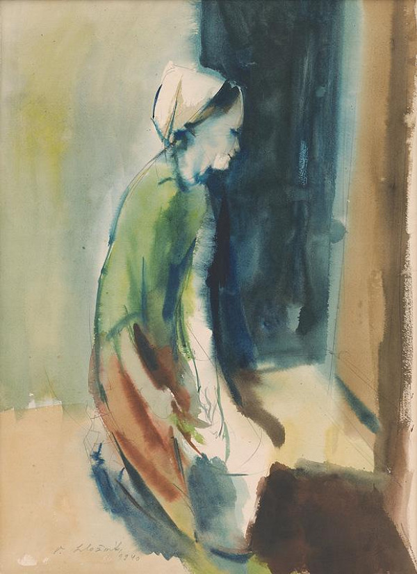 Vincent Hložník – Žena s vedrom 