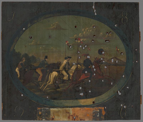 Slovenský maliar z 1. polovice 19. storočia – Strelecký terč 