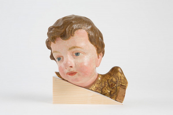 Slovenský rezbár z 2. polovice 18. storočia – Hlava anjela 