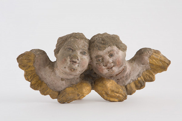 Slovenský rezbár z 2. polovice 18. storočia – Hlavy dvoch anjelov 