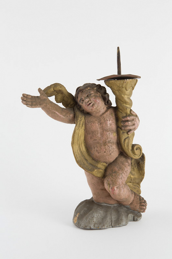 Slovenský rezbár z 2. polovice 18. storočia – Anjel - svietnik 