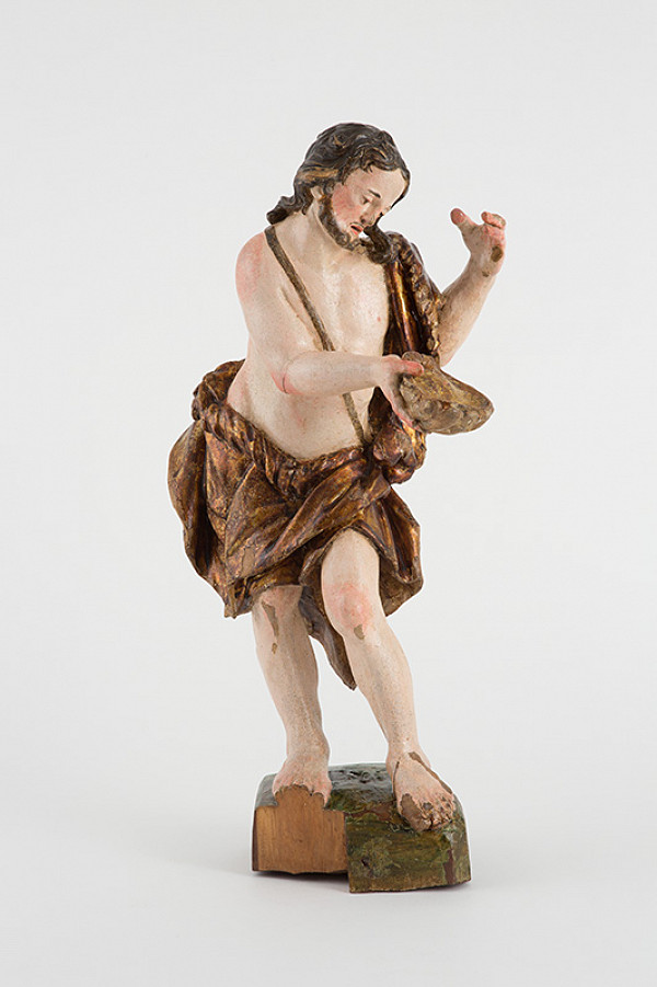 Slovenský rezbár z 2. polovice 18. storočia – Sv. Ján Krstiteľ 