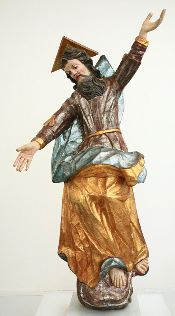 Slovenský rezbár z 2. polovice 18. storočia – Boh Otec zo skupiny sv. Trojice 