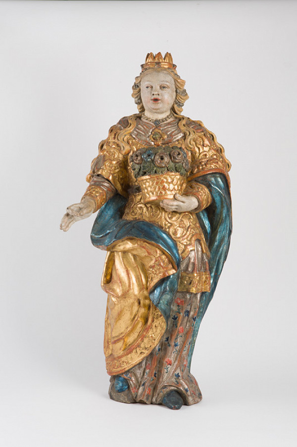 Slovenský rezbár z 2. polovice 18. storočia – Sv. Dorota 