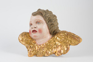 Neznámy autor – Hlava anjela s krídlami 