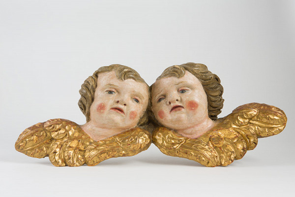 Slovenský rezbár z 2. polovice 18. storočia – Zdvojené hlavy anjelov 