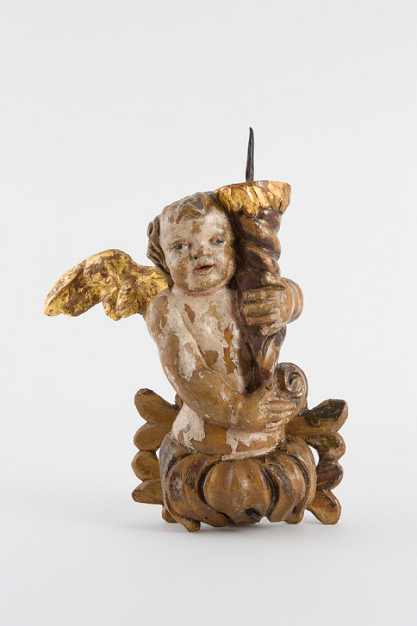 Slovenský rezbár z 2. polovice 18. storočia – Anjel - svietnik 