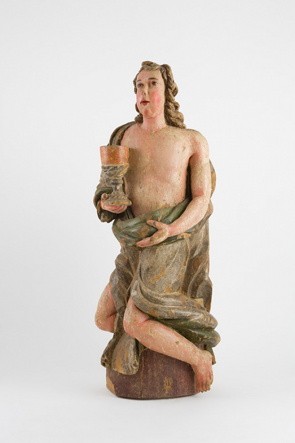 Slovenský rezbár z 1. polovice 18. storočia – Sv. Ján Evanjelista 