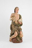 Slovenský rezbár z 1. polovice 18. storočia – Sv. Ján Krstiteľ 