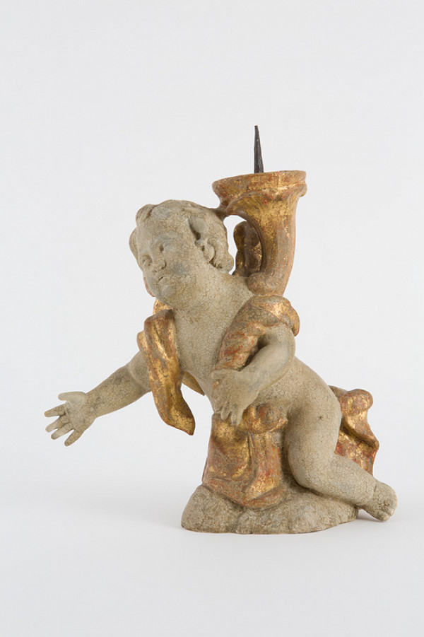 Slovenský rezbár z 2. polovice 18. storočia – Anjel - svietnik 