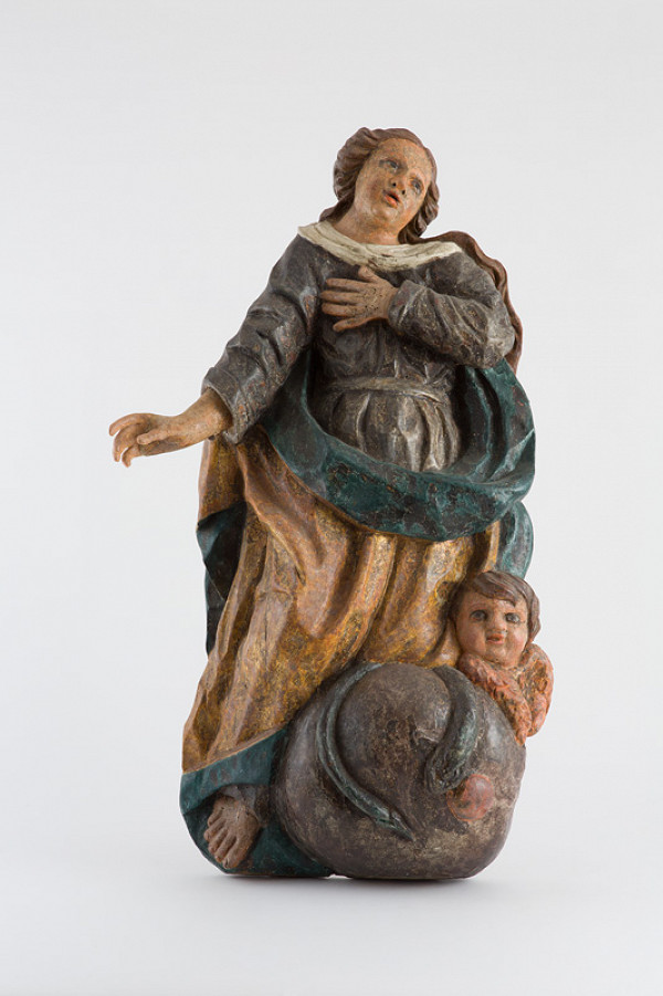 Slovenský rezbár z 2. polovice 18. storočia – Panna Mária 