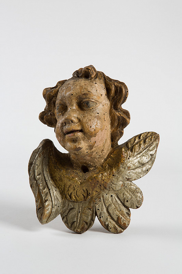 Neznámy autor – Hlava anjela s krídielkami 