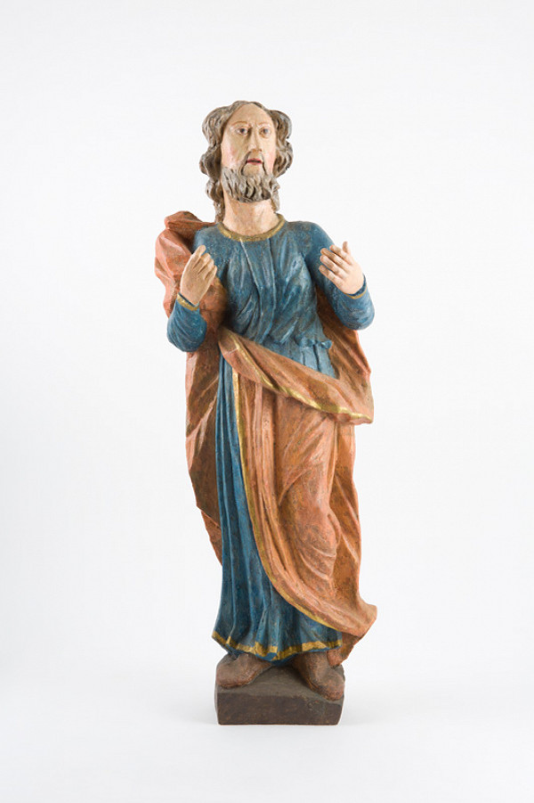 Slovenský rezbár z 2. polovice 18. storočia – Svätec s bradou II. 