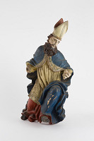 Slovenský rezbár z 18. storočia – Svätec - biskup 