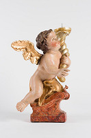 Slovenský rezbár z 2. polovice 18. storočia – Anjel - svietnik 