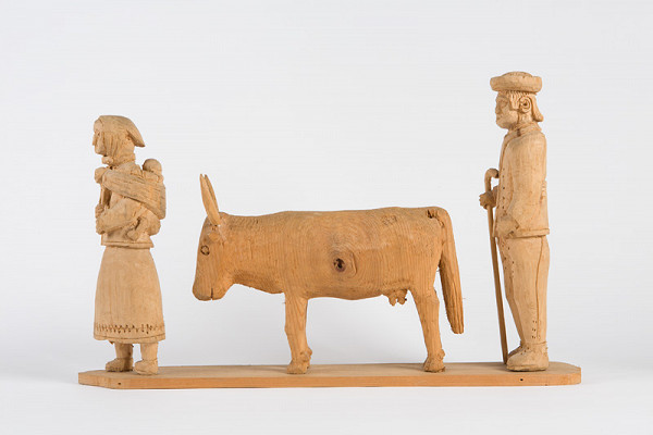 Štefan Siváň st. – Rodinka s kravou 