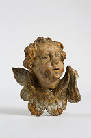 Slovenský rezbár z 2. polovice 18. storočia – Hlava anjela 