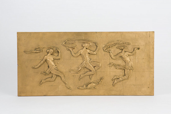 Rudolf Pribiš – 1. skica k reliéfnej kompozícii pre liečebný dom Balnea-Grand v Piešťanoch 