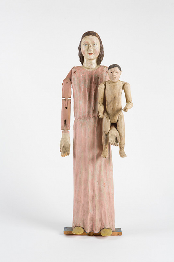 Neznámy autor – Obliekacia Panna Mária s dieťaťom 