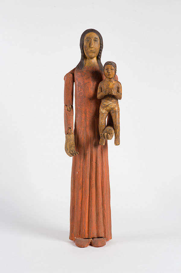 Neznámy autor – Obliekacia Panna Mária s dieťaťom 