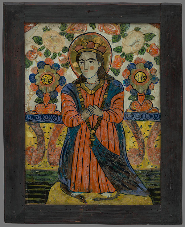 Neznámy autor – Panna Mária Ružencová 