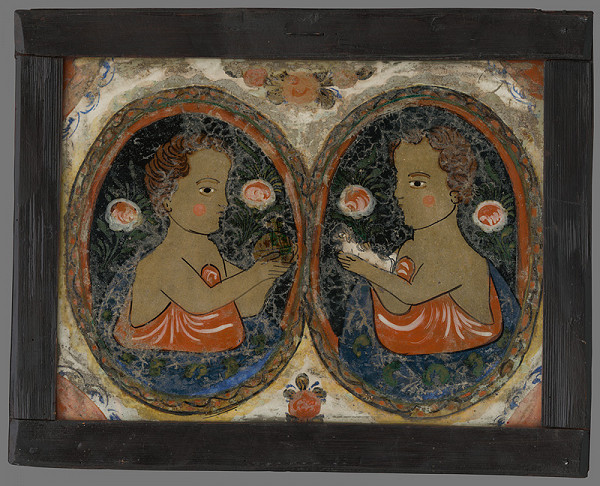 Neznámy autor – Ježiš a Ján Krstiteľ 