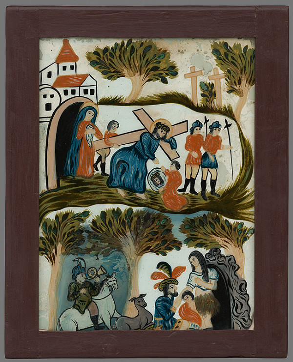 Neznámy autor – Krížová cesta a sv.Genoféva 